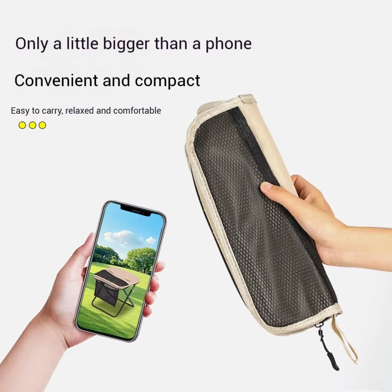 Foldable Backpack Stool Portable Folding Stool with Carry Bag Lightweight Mini Easy Carry Outdoor Chair for Travel for Travel 의자